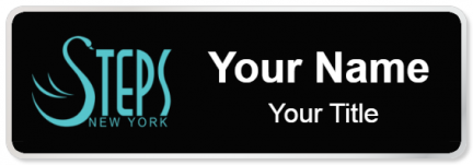 Custom name badges for Steps New York