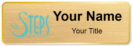Custom name badges for Steps New York
