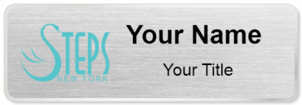Custom name badges for Steps New York