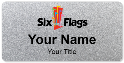 Custom name badges for Six Flags