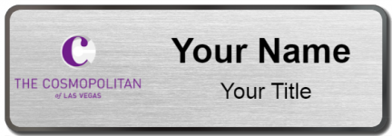 Custom name badges for The Cosmopolitan of Las Vegas