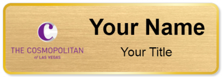 Custom name badges for The Cosmopolitan of Las Vegas