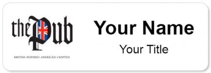 Custom name badges for The Pub