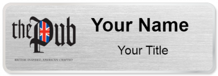 Custom name badges for The Pub