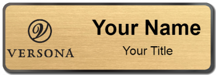 Custom name badges for Versona Accessories