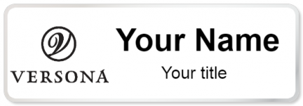 Custom name badges for Versona Accessories