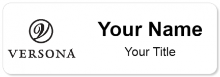 Custom name badges for Versona Accessories