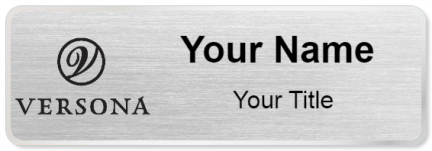 Custom name badges for Versona Accessories