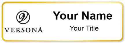 Custom name badges for Versona Accessories