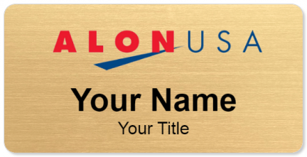 Custom name badges for Alon USA