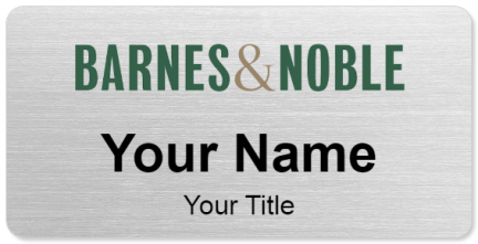 Custom name badges for Barnes & Noble