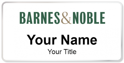 Custom name badges for Barnes & Noble