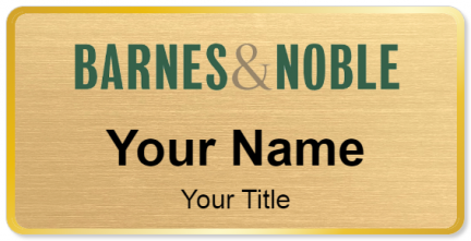 Custom name badges for Barnes & Noble