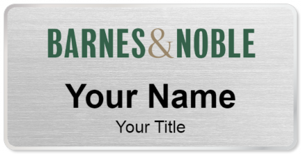 Custom name badges for Barnes & Noble