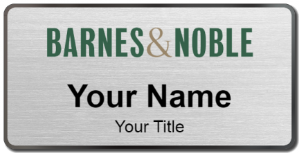 Custom name badges for Barnes & Noble
