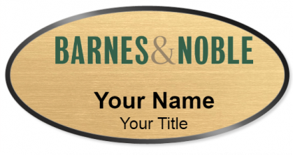 Custom name badges for Barnes & Noble