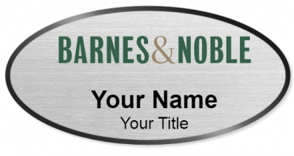 Custom name badges for Barnes & Noble