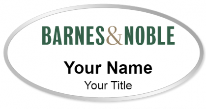 Custom name badges for Barnes & Noble
