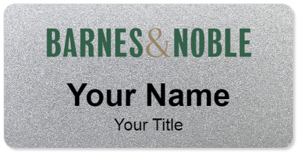 Custom name badges for Barnes & Noble