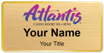 Custom name badges for Atlantis Casino Resort  Reno