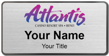 Custom name badges for Atlantis Casino Resort  Reno