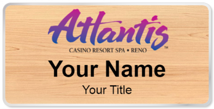 Custom name badges for Atlantis Casino Resort Reno