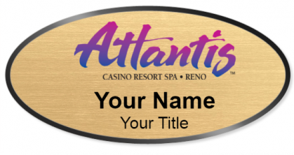 Custom name badges for Atlantis Casino Resort Reno