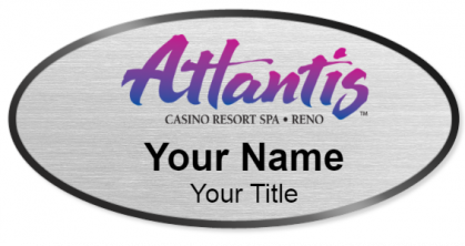 Custom name badges for Atlantis Casino Resort Reno