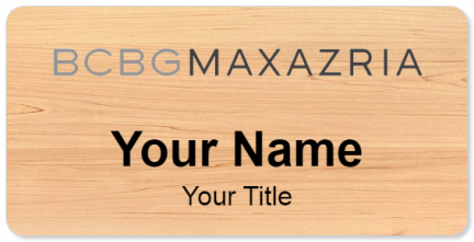 Custom name badges for BCBG Max Azria