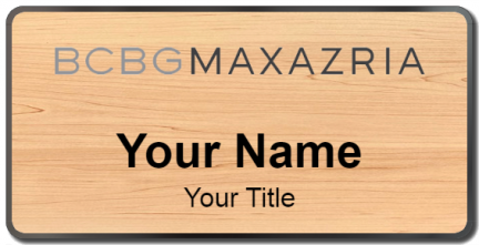 Custom name badges for BCBG Max Azria