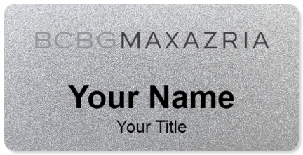 Custom name badges for BCBG Max Azria