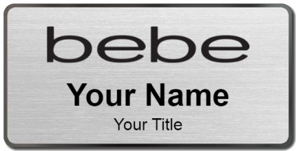 Custom name badges for bebe