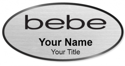 Custom name badges for bebe