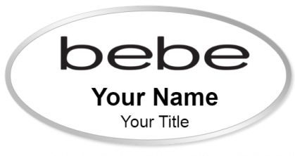 Custom name badges for bebe