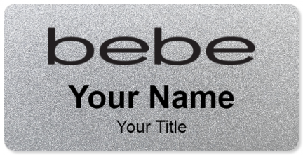 Custom name badges for bebe