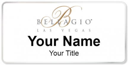 Custom name badges for Bellagio  Las Vegas