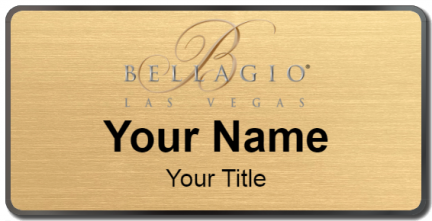 Custom name badges for Bellagio  Las Vegas