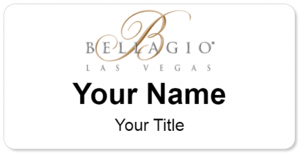 Custom name badges for Bellagio  Las Vegas