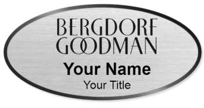 Custom name badges for Bergdorf Goodman