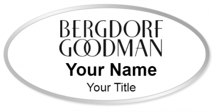 Custom name badges for Bergdorf Goodman