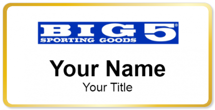Big 5 Sporting Goods Template Image