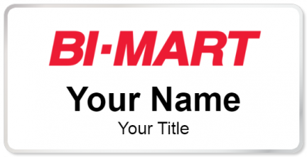 Custom name badges for Bi Mart