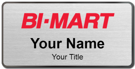 Custom name badges for Bi Mart