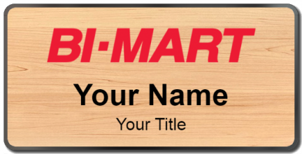 Custom name badges for Bi Mart