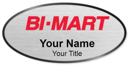 Custom name badges for Bi Mart
