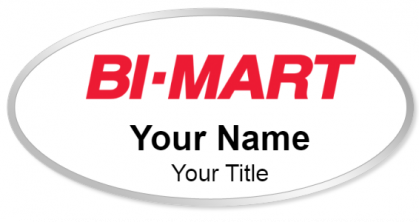 Custom name badges for Bi Mart
