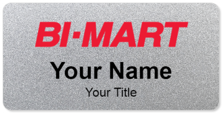 Custom name badges for Bi Mart