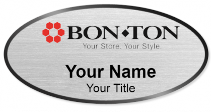 Custom name badges for BON TON