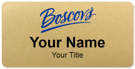 Custom name badges for Boscovs Department Store
