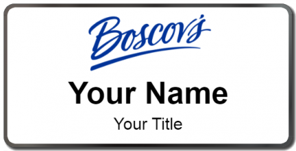 Custom name badges for Boscovs Department Store